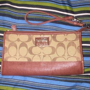 Coach Signature Clutch Wallet Mini Purse Handbag